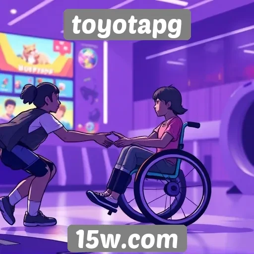 Acessibilidade e inclusão no site de jogos toyotapg