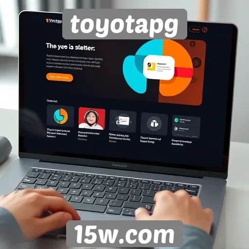 Análise da interface do usuário do site toyotapg
